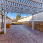Pergola,Roof,With,Stringlights,Above,The,Stone,Tiles,Ground,At